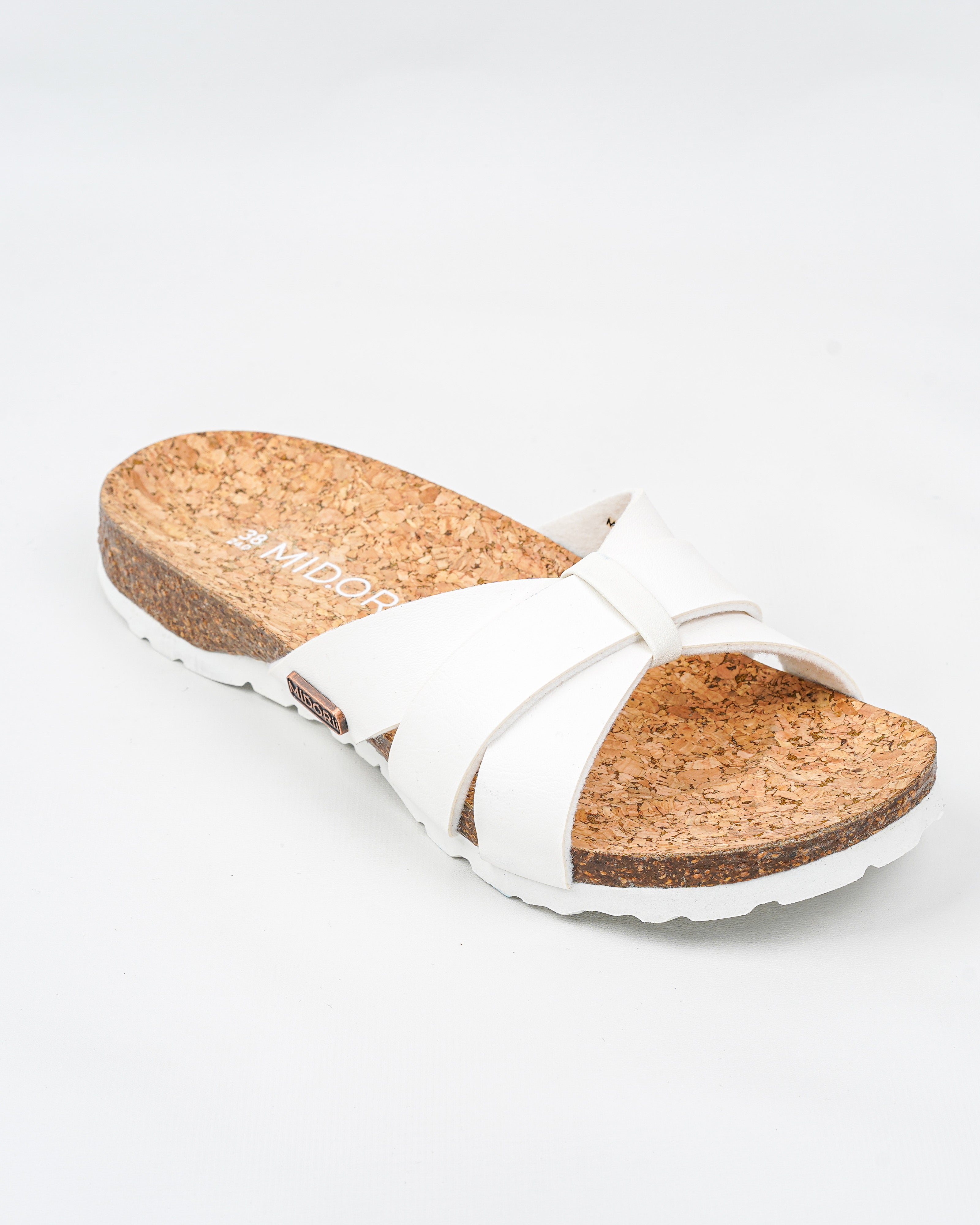 Puspa White Sandals for Women