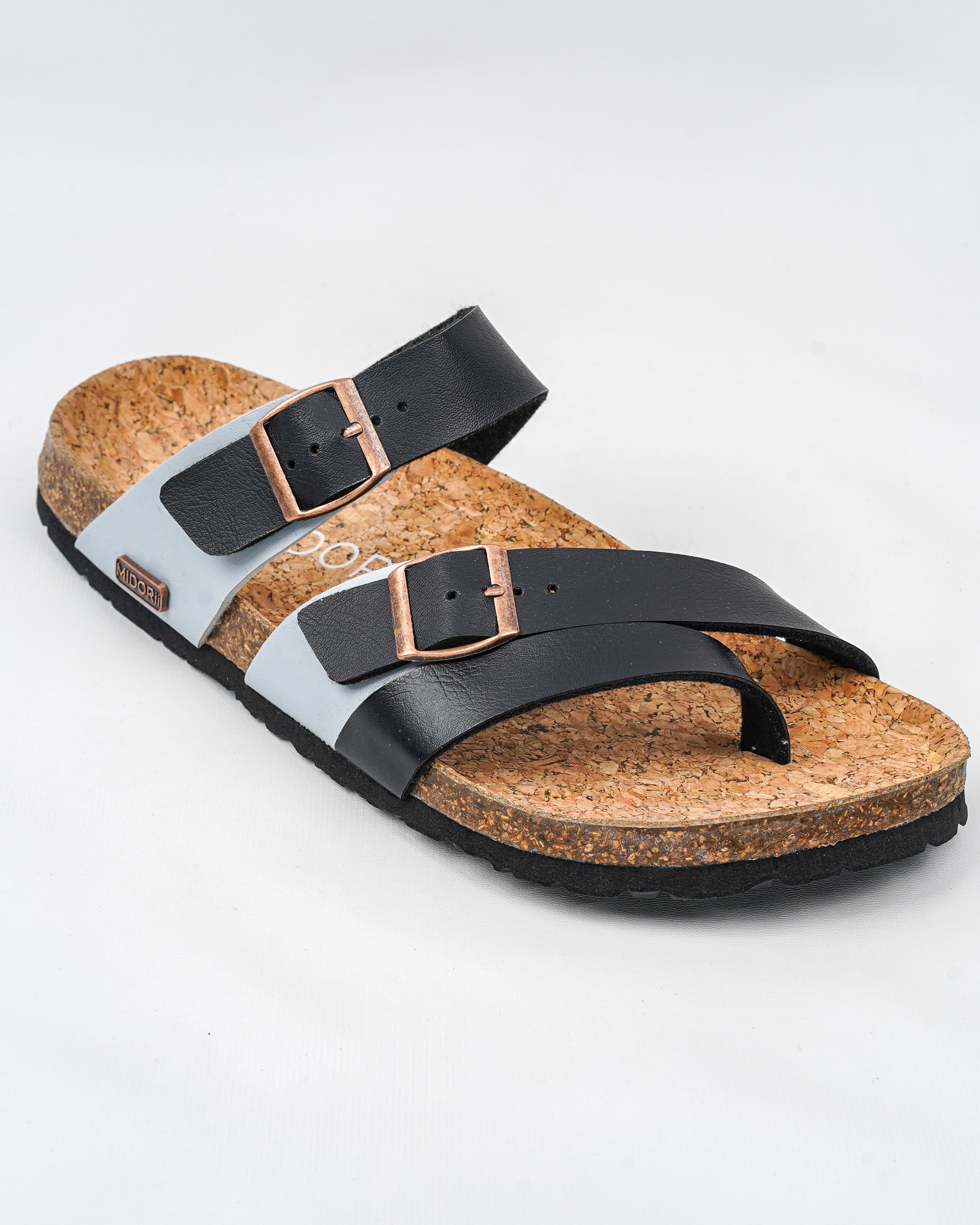 Malcolm Black Sandals for Men