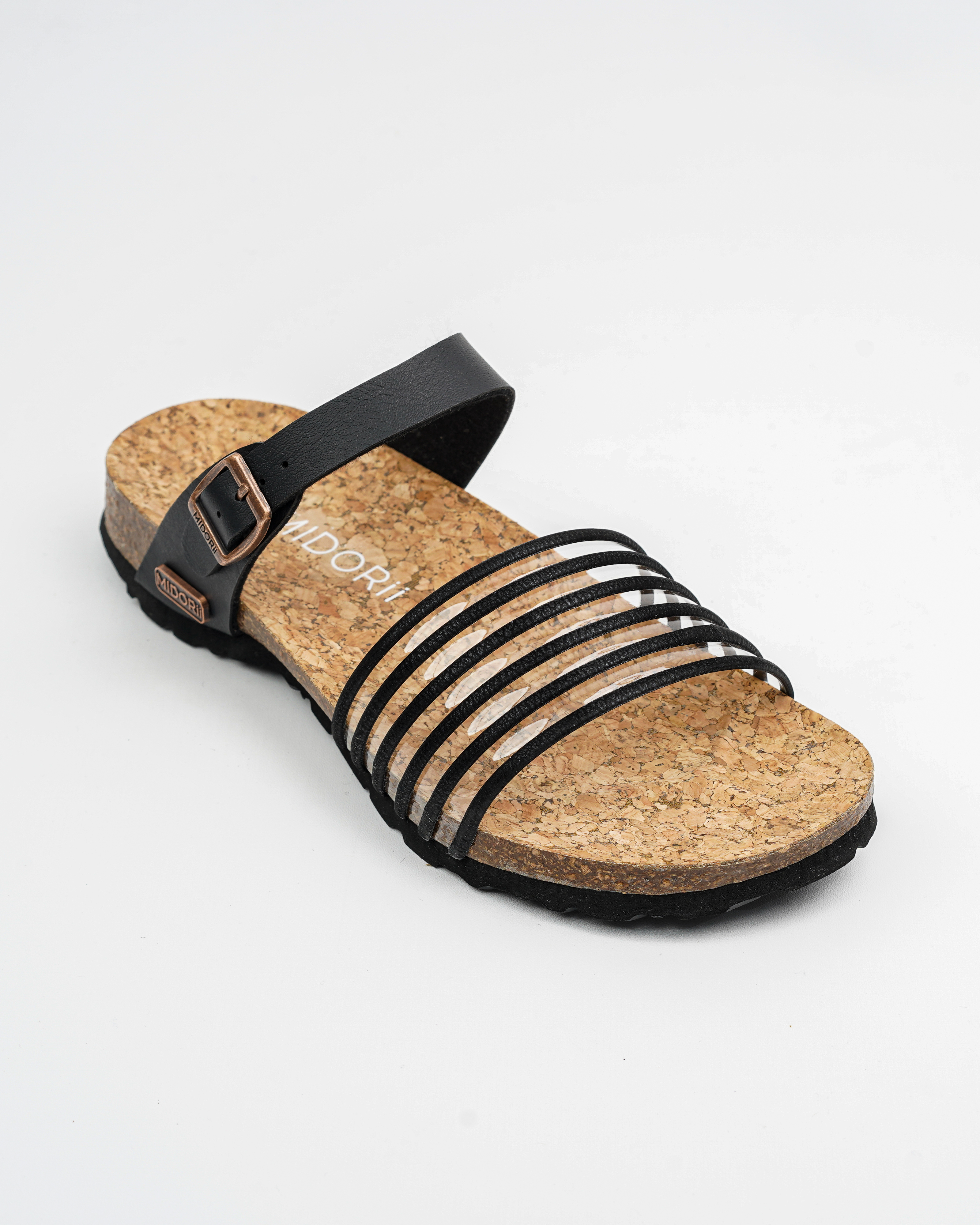 Oahu Black Sandals for Women 