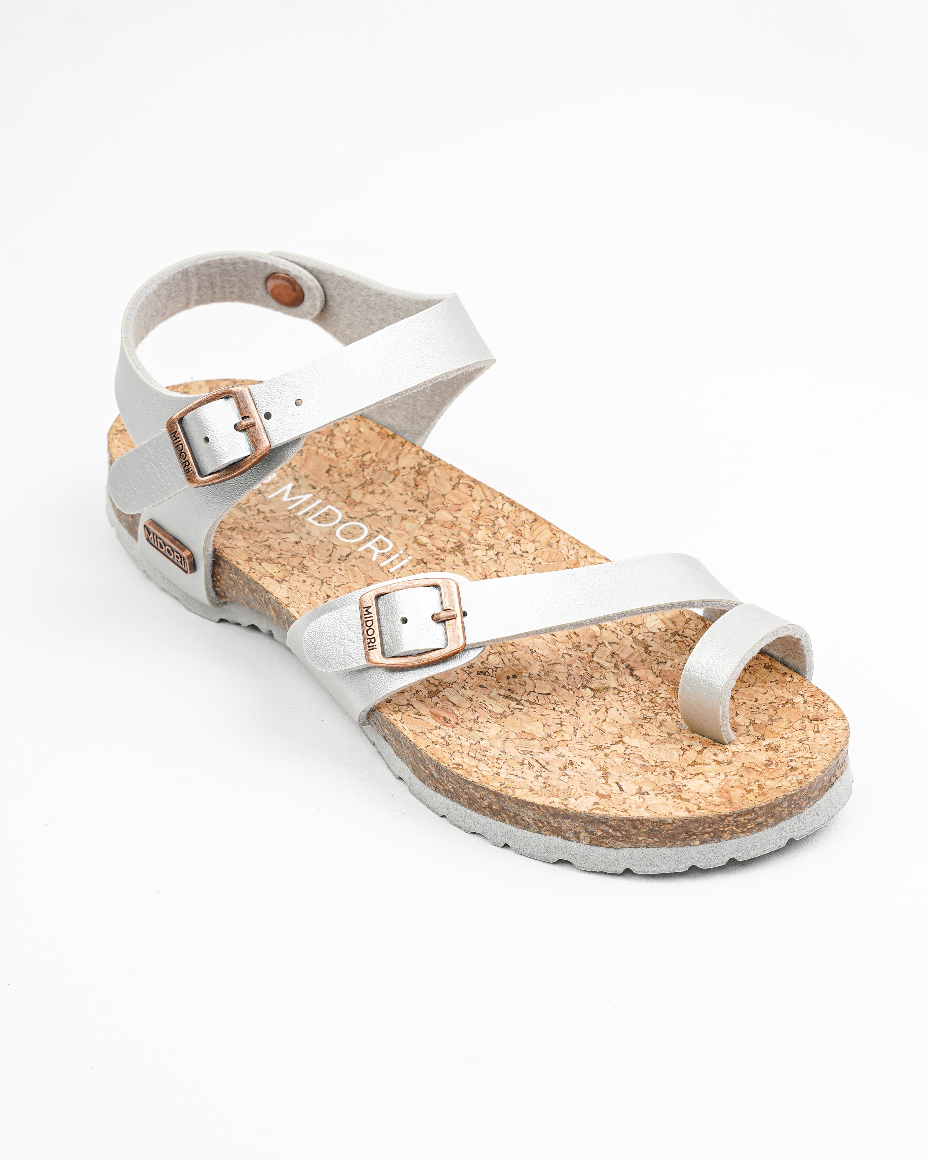 Allison Grey Sandals for Women 