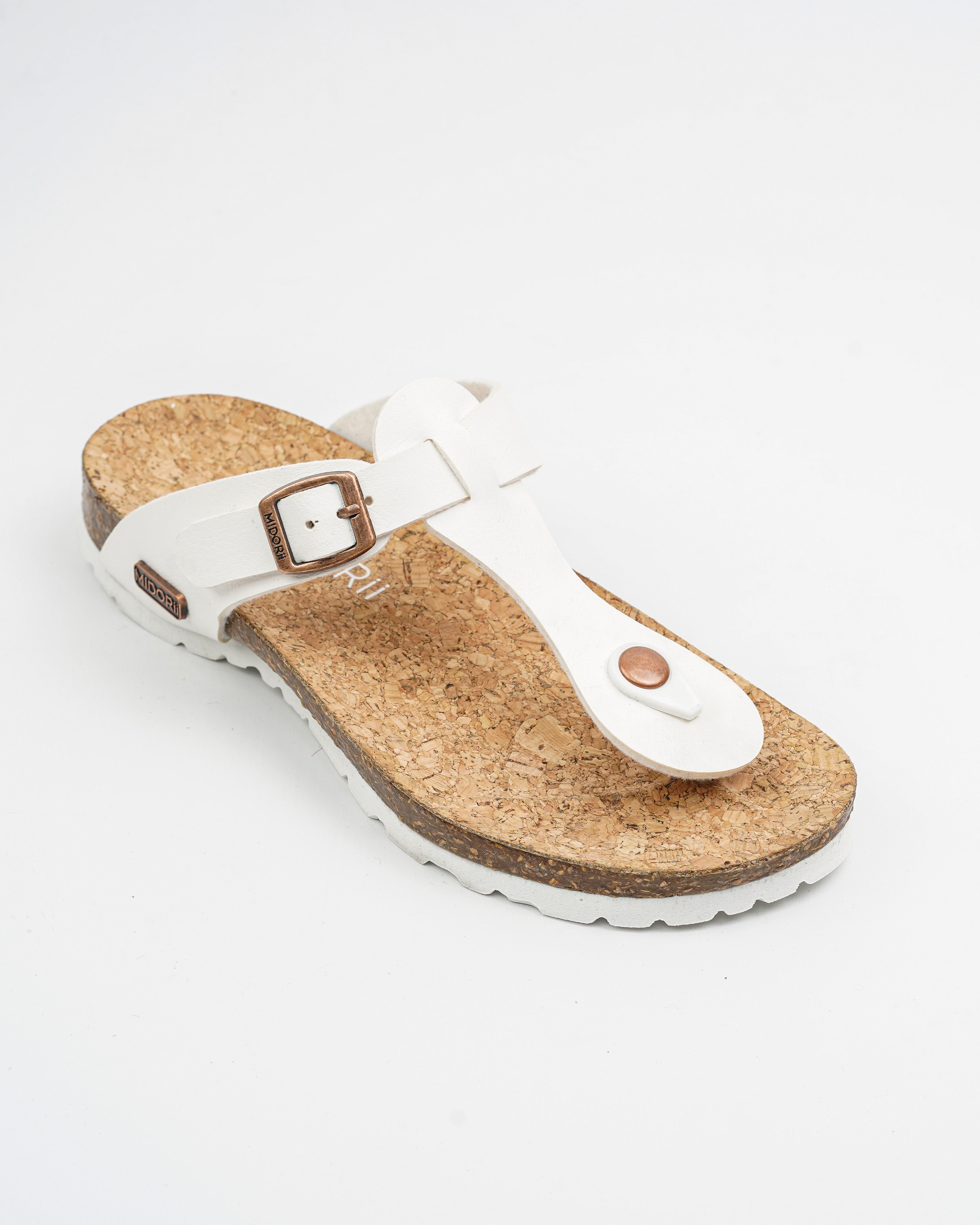 Cabrera White Slides for Women