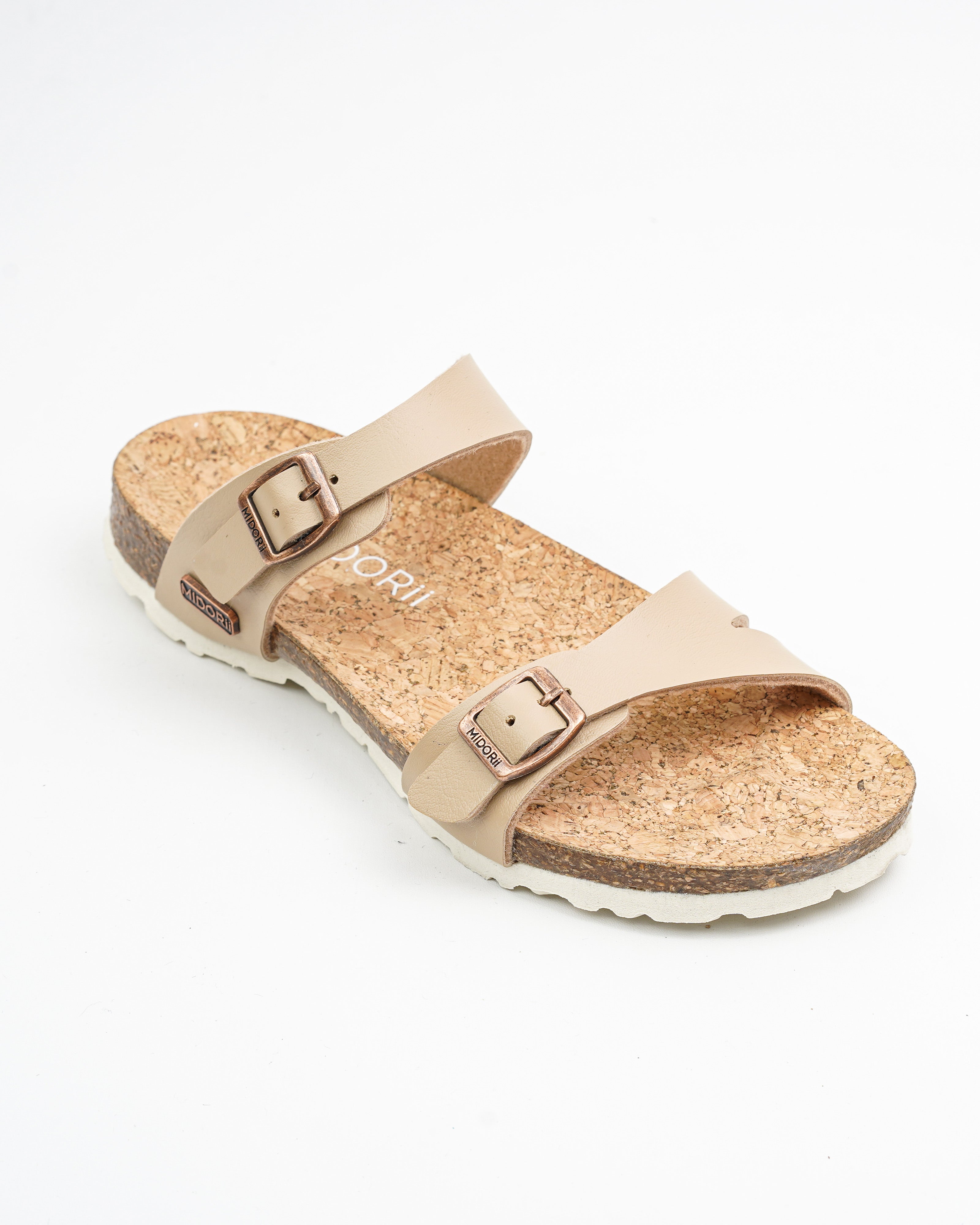 Gabriola Beige Slides for Women