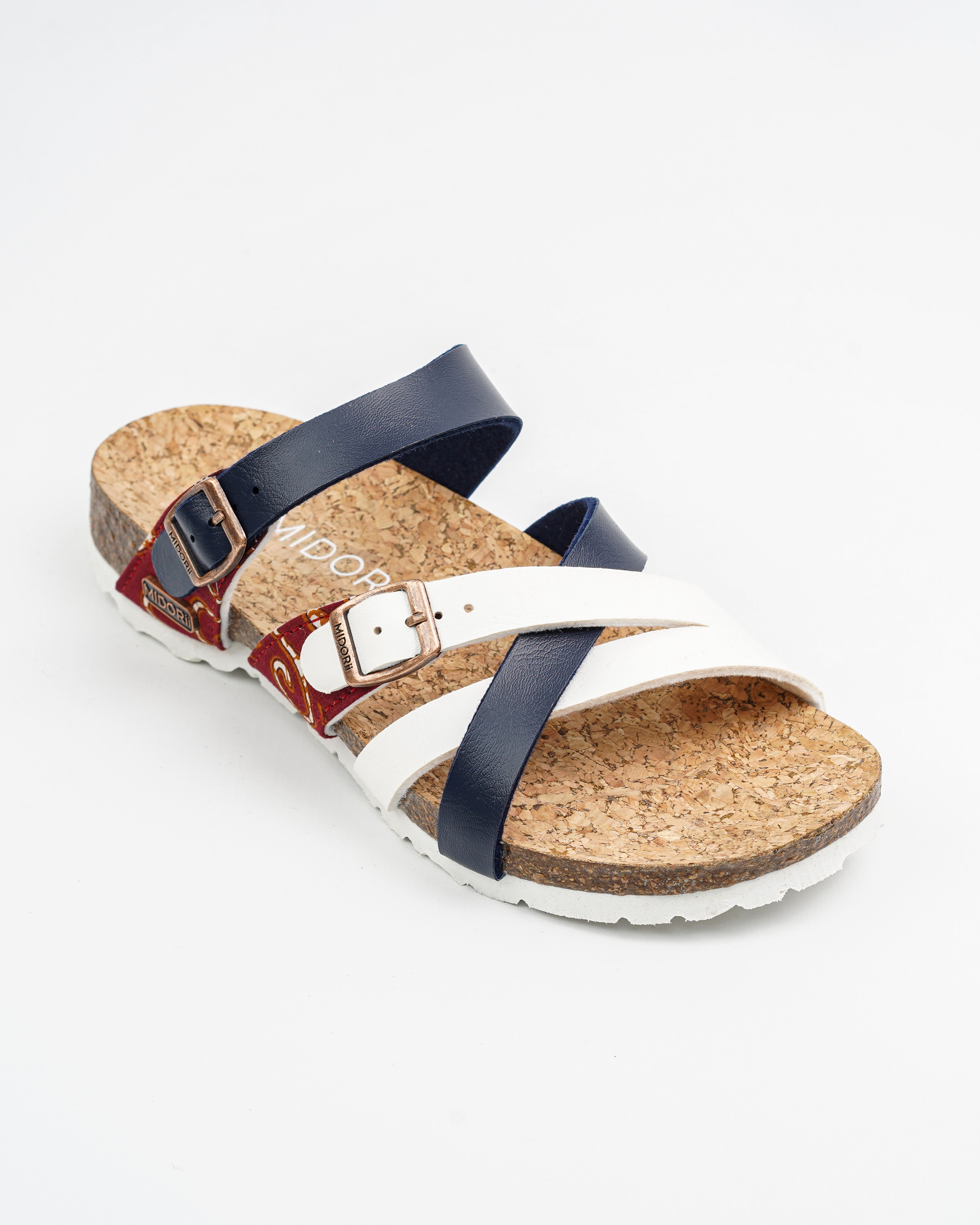 Linosa Tricolor Sandals for Women