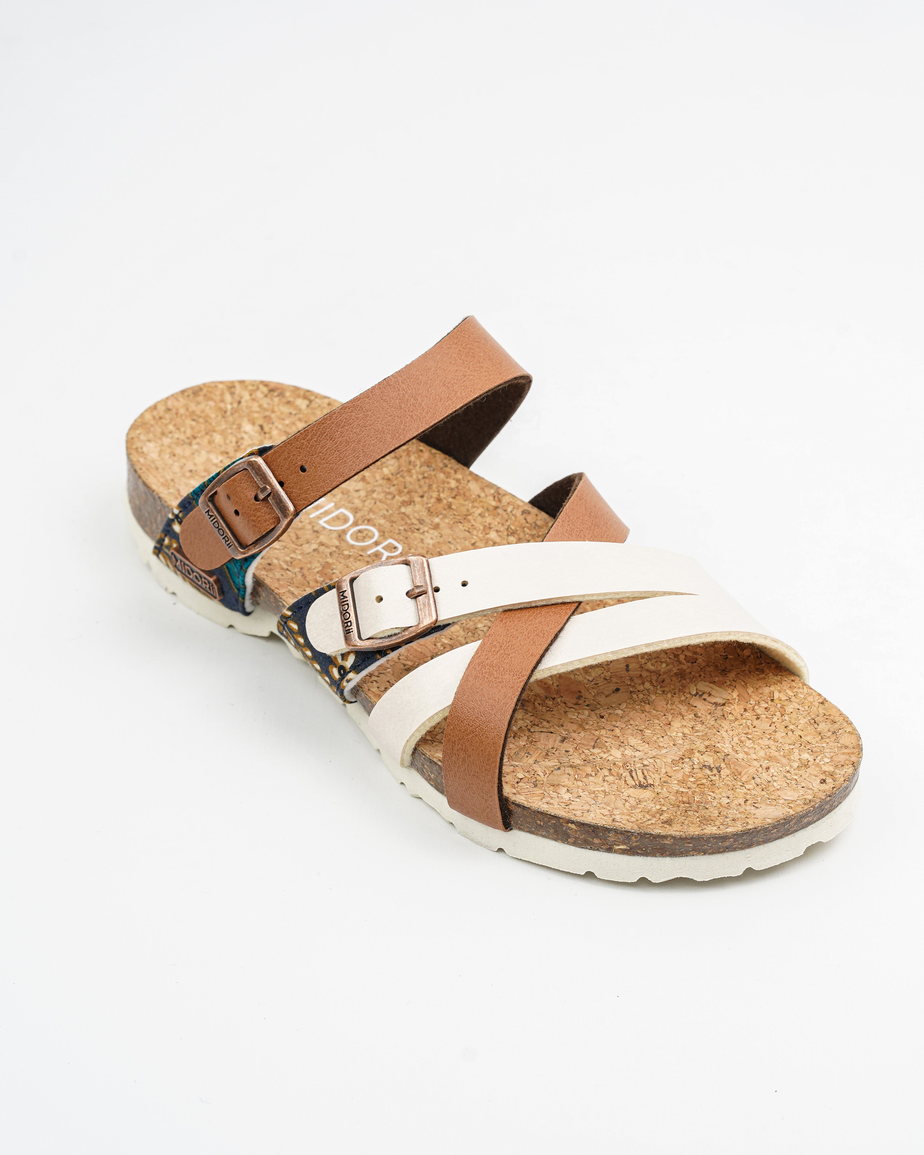 Linosa Multibrown Sandals for Women