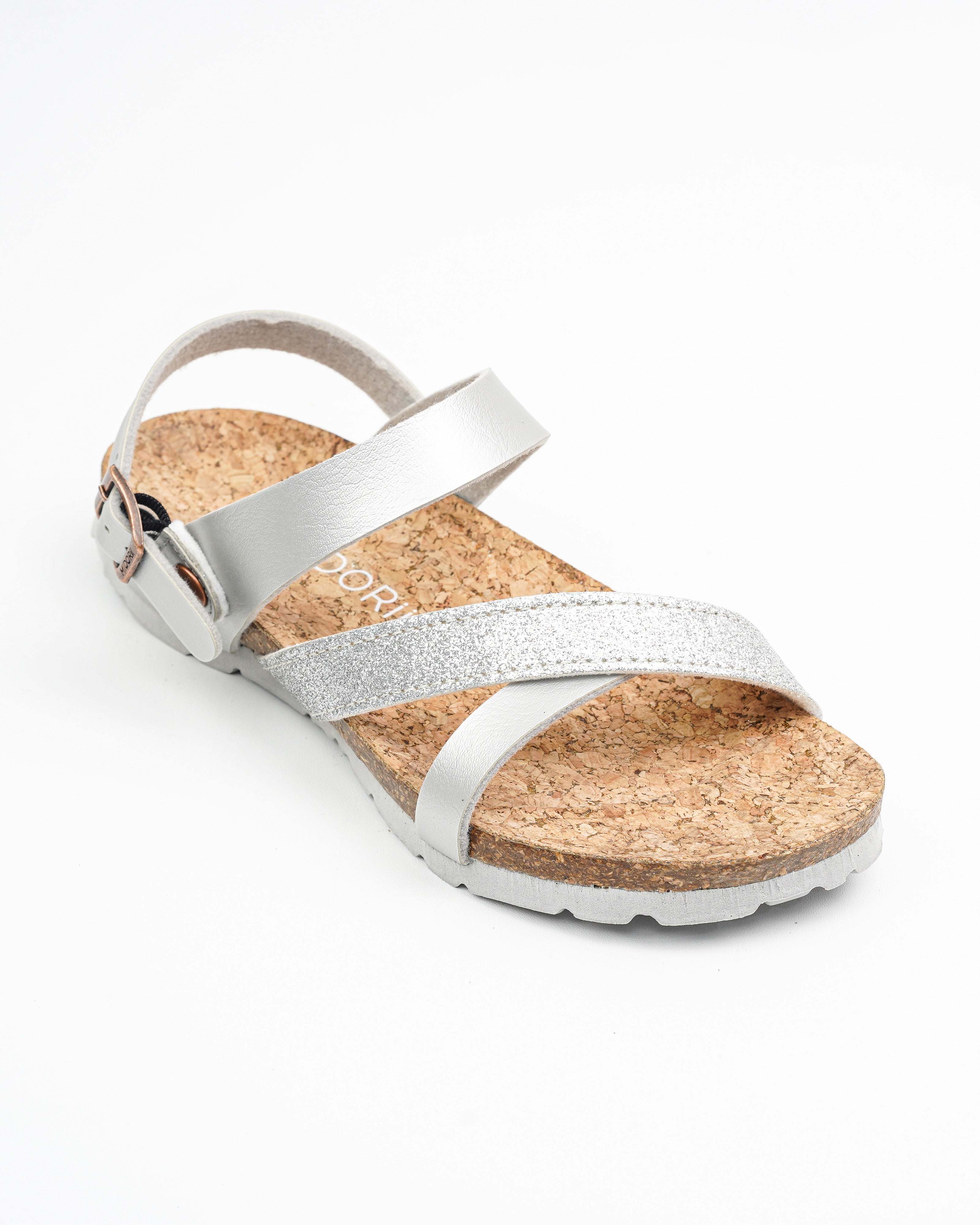 Safra Pull-Backs Grey Sandals