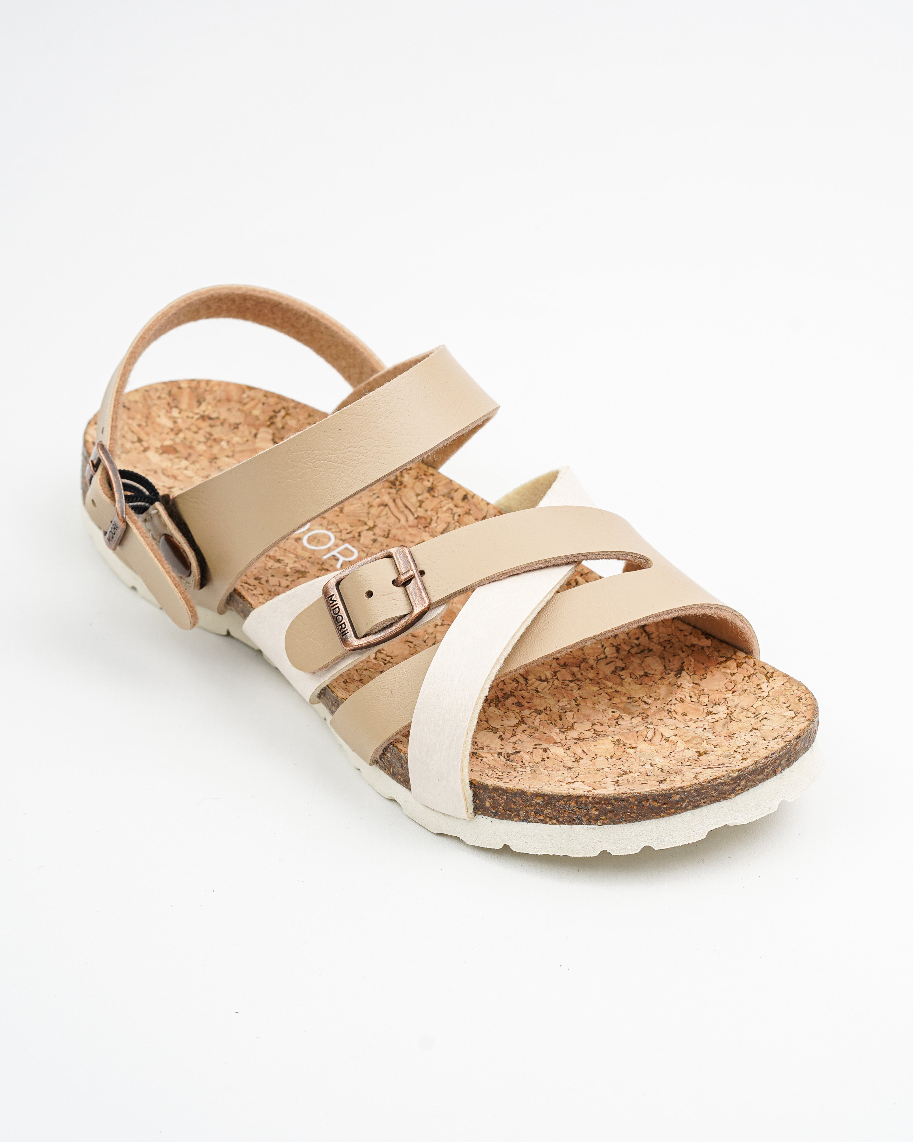 Ulva Beige Pull-back Sandals