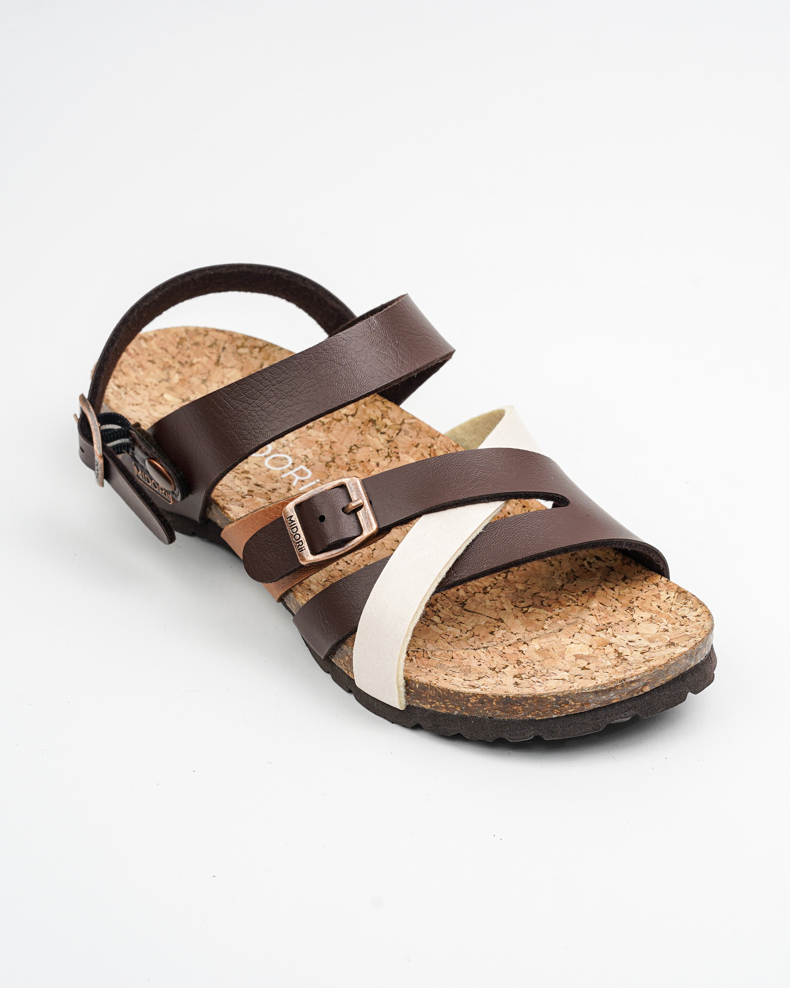 Ulva Multibrown Pull-back Sandals f