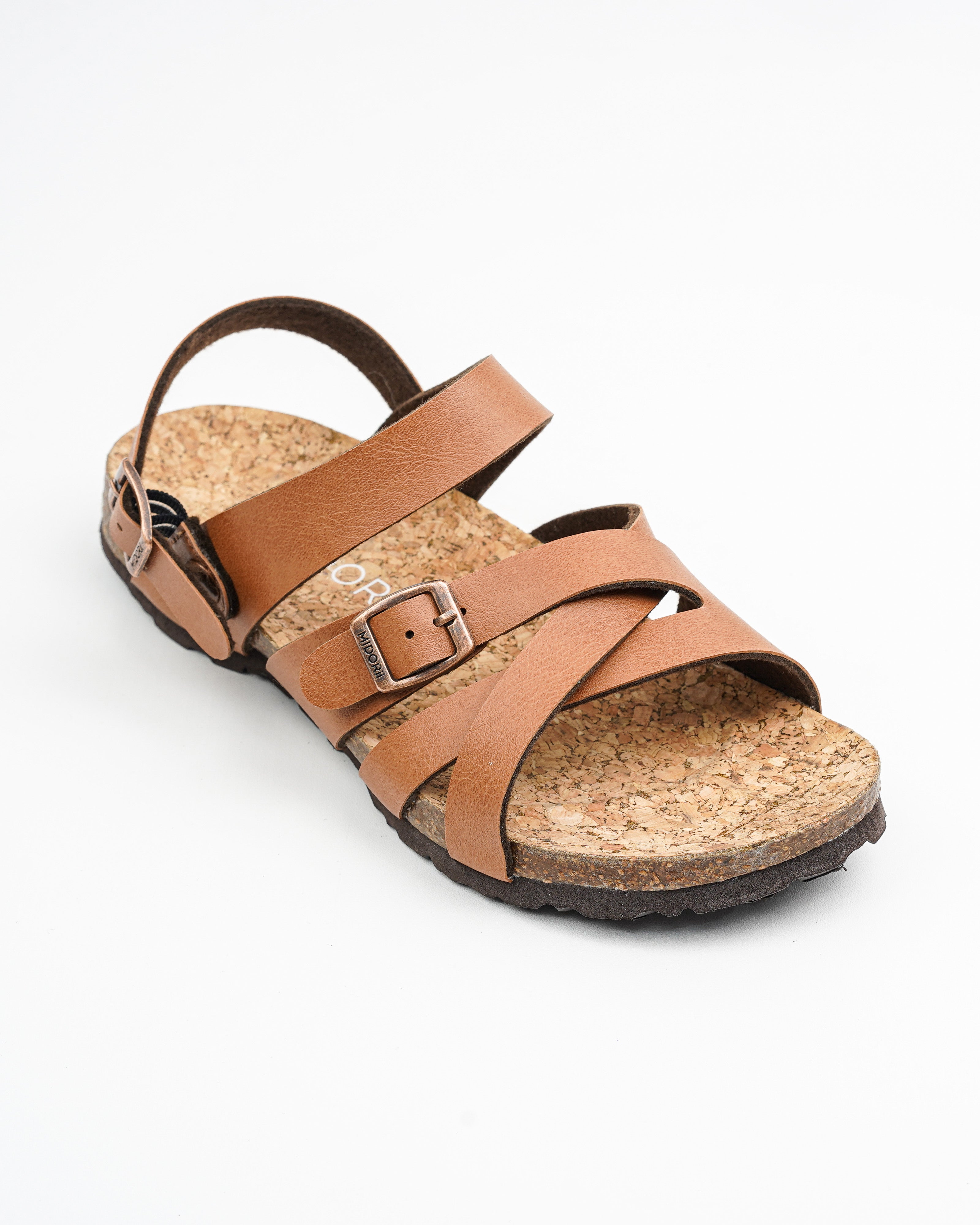 Ulva Camel Pull-back Sandals